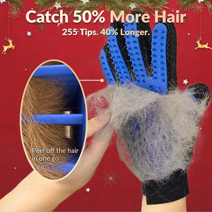 Double-Sided Pet Grooming Gloves – Left & Right Pair