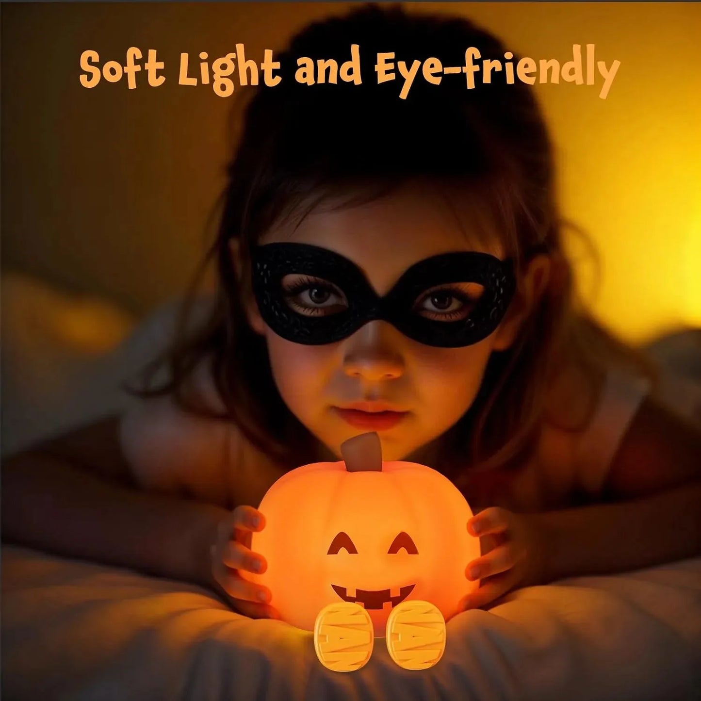 Rechargeable Silicone Pumpkin Night Light