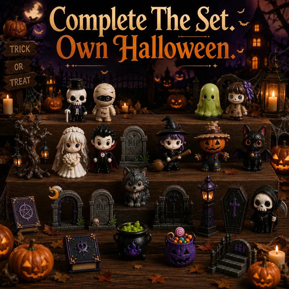 DIY Haunted House Halloween Decor Kit