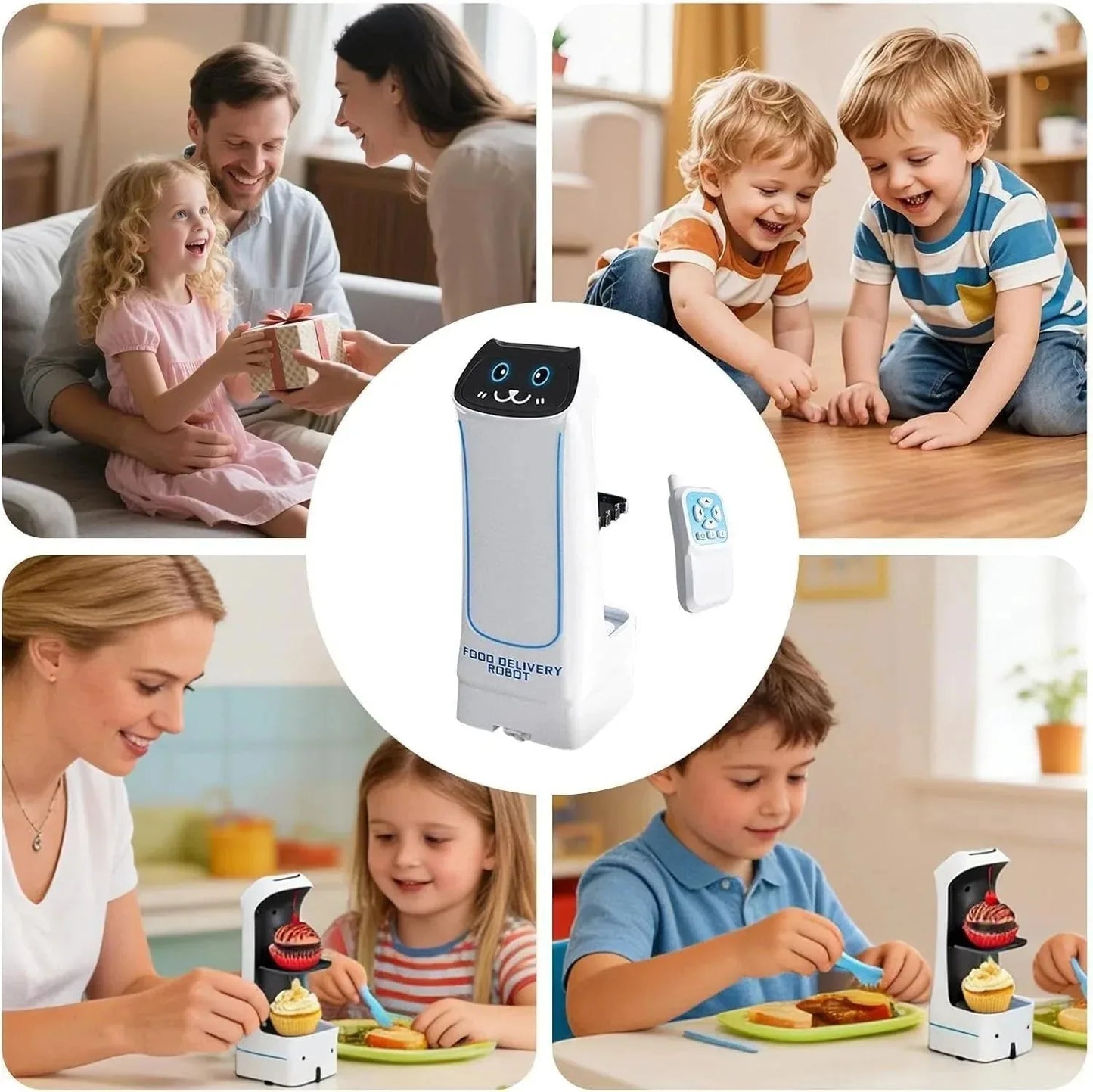 Interactive Food Delivery Robot Toy