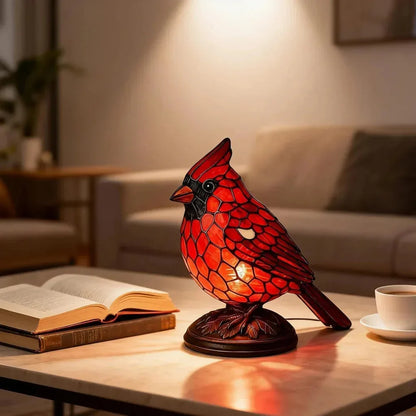 Art Glass Bird Ambient Table Lamp
