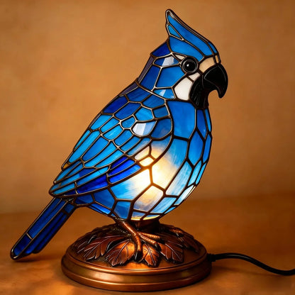 Art Glass Bird Ambient Table Lamp