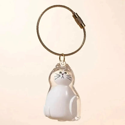 Pet Hair Keepsake Capsule Keychain for Cat & Dog Lovers -5Pcs