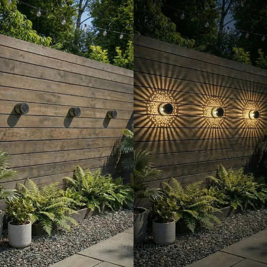 Decorative Solar Mandala Lights 2 Pcs