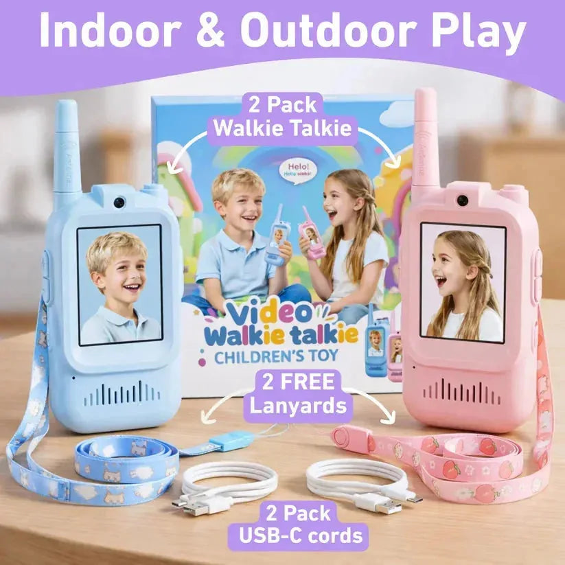 Kids Visual Intercom Walkie Talkie 2 Pack