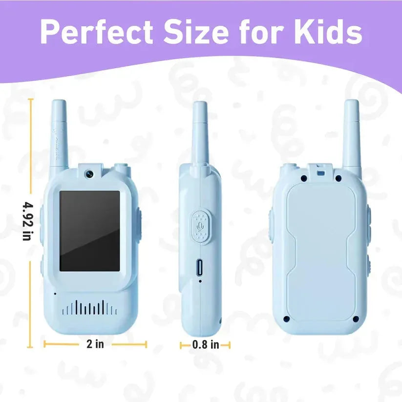Kids Visual Intercom Walkie Talkie 2 Pack