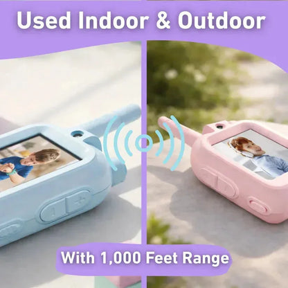 Kids Visual Intercom Walkie Talkie 2 Pack