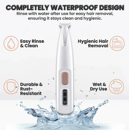 Waterproof LED Pet Paw Trimmer Set