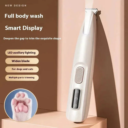 Waterproof LED Pet Paw Trimmer Set