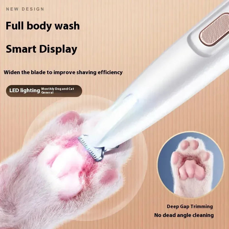 Waterproof LED Pet Paw Trimmer Set