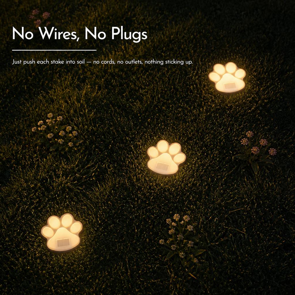 Solar Paw Lights