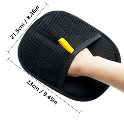 🔥Latest Technology🔥🐾🧤 Pet Hair Remover Electrostatic Gloves – Double-Sided Efficient, Soft Silicone & Washable Reusable (Versatile Home+Car)!