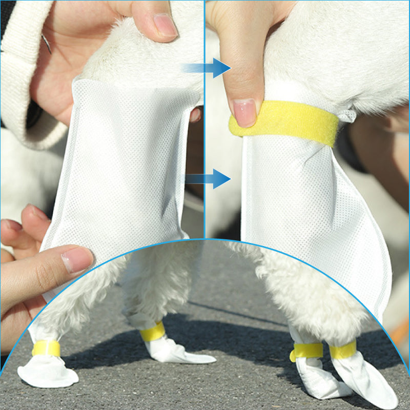 Disposable Dirty-Proof Pet Shoes for Dog Paw Protection