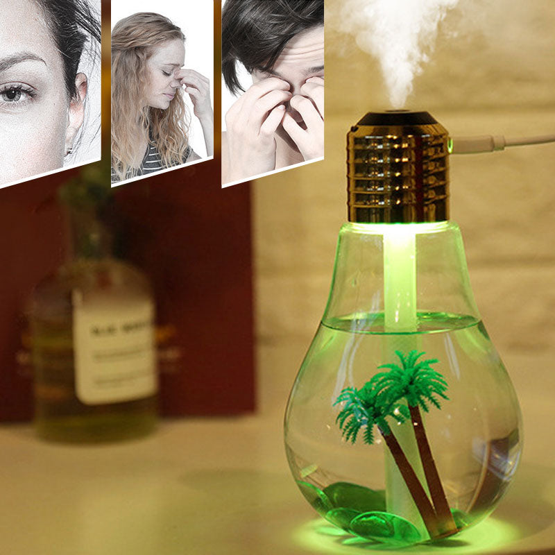 🔥LAST DAY 49 % OFF💖Rechargeable Creative Bulb Humidifier with Night Light