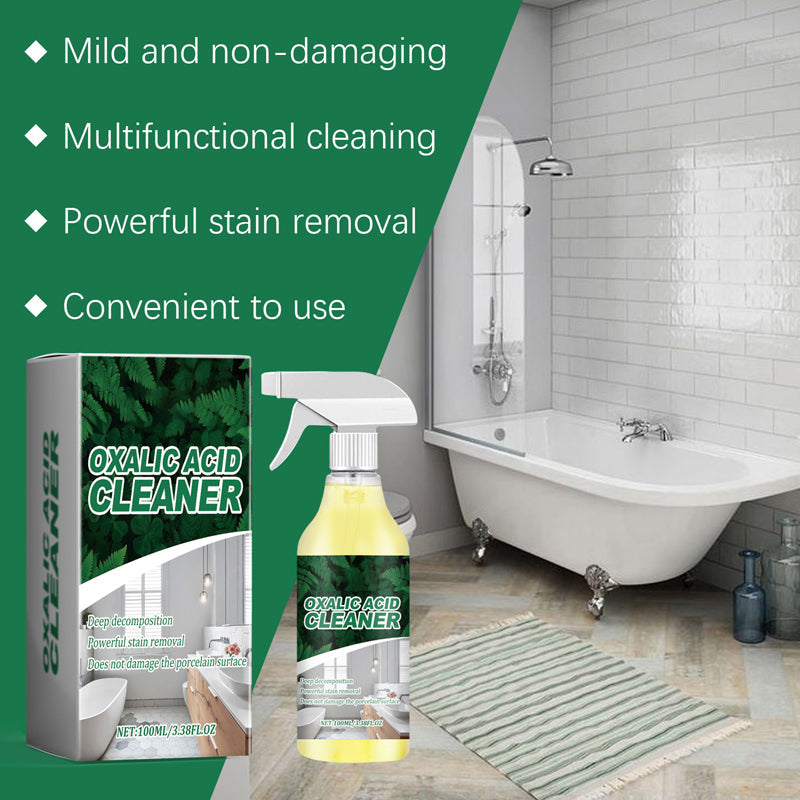 🥳Limescale 50% OFF🚽✨🥳💞50K+ SOLD!💥🔬 Molecular-Level Cleaning Tech! Oxalic Acid Bathroom Cleaner Dissolves Rust
