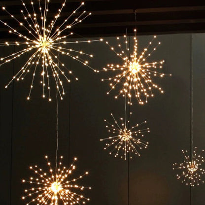 ⛅Easter Special:40% Off!🎉 Solar fireworks light strings for the garden and at parties