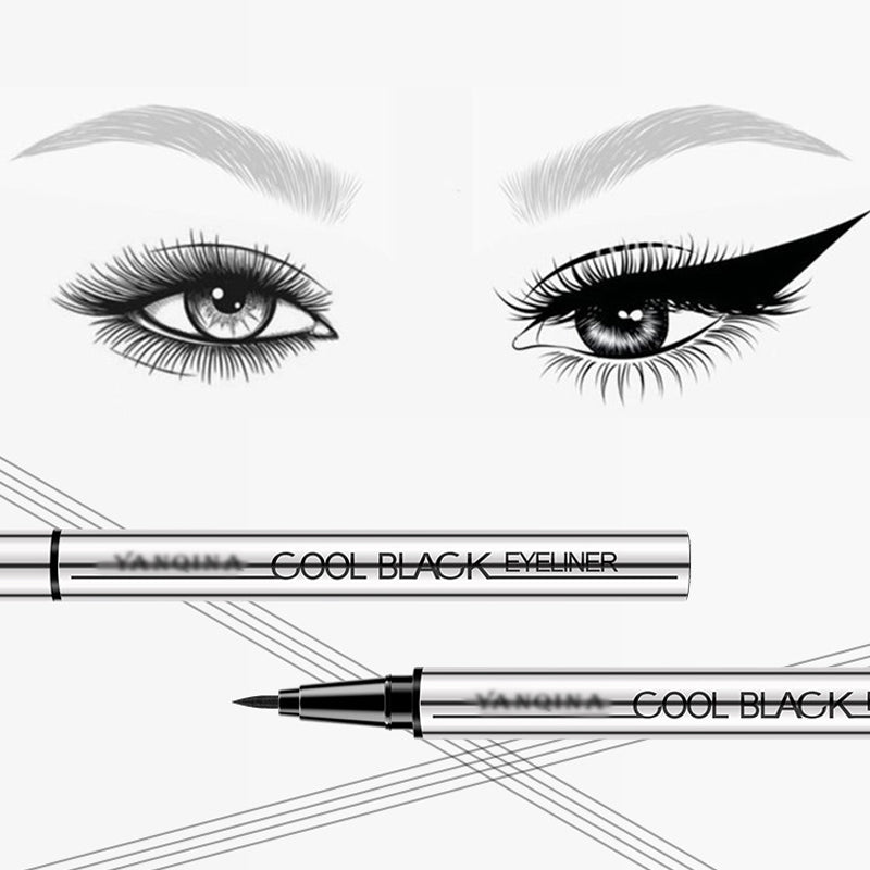 ✨🥰💄 Waterproof Smudge-Proof Eyeliner – 24HR Intense Black Precision!