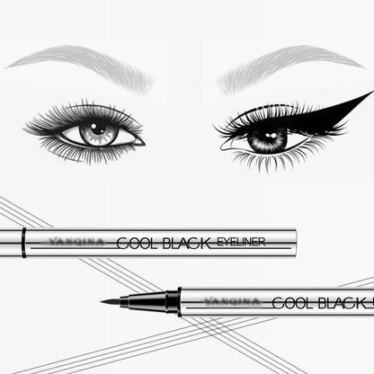 ✨🥰💄 Waterproof Smudge-Proof Eyeliner – 24HR Intense Black Precision!