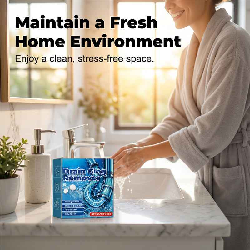 54% OFF NOW🔥Fast Dissolve🌟 Drain Clog Remover Tablets -For Household Pipe Deodorant