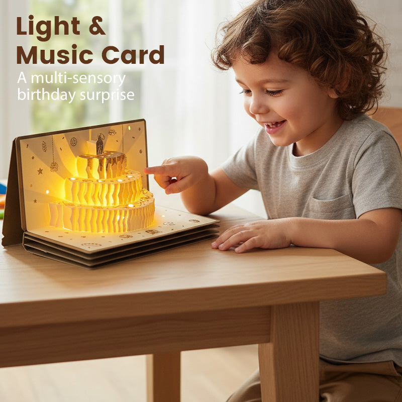 🔥HOT SALE 50% OFF✨3D Pop-Up Musical Birthday Card with Money Holder