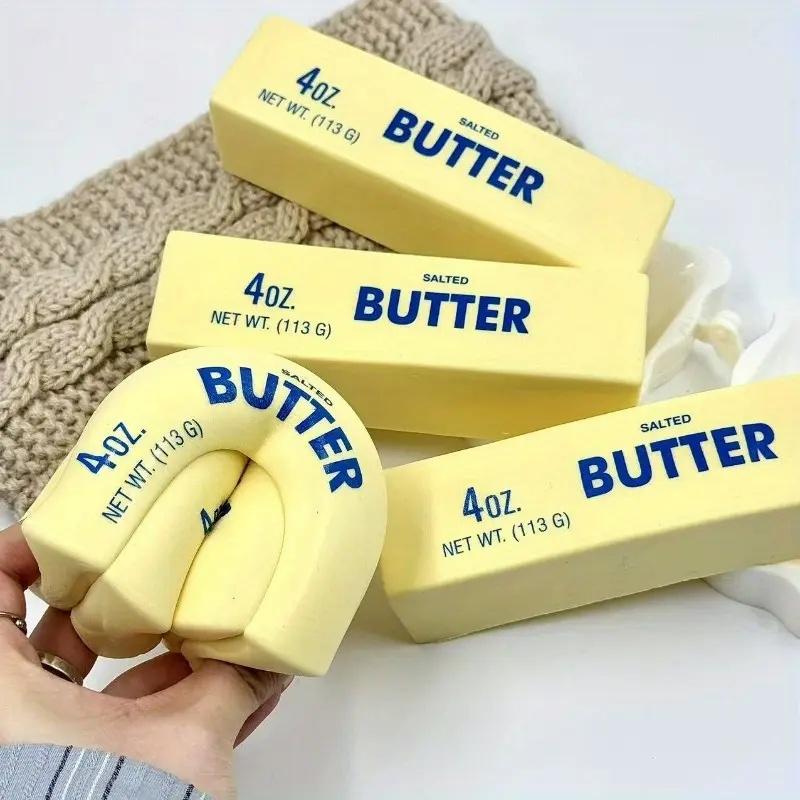 🧈 BUY 1 GET 1 FREE - SUPER SOFT SQUISHY BUTTER STICK! 🧈 Adorable Stress Relief Toy & Anti-Anxiety Fidget ✨