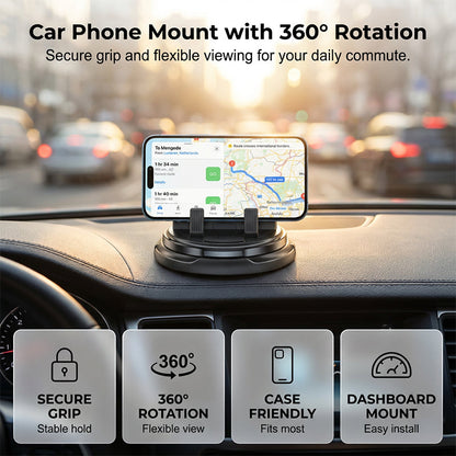 🔥Limited Time Promotion 50% OFF🔥360° Rotation Dashboard Phone Holder for Car