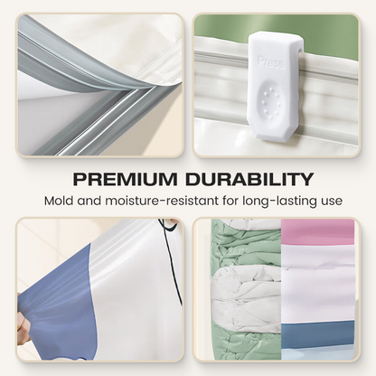 ✨ 50% OFF 🧳 No-Pump Large Vacuum Storage Bags – Save Space Keep Clothes Neatly Organized