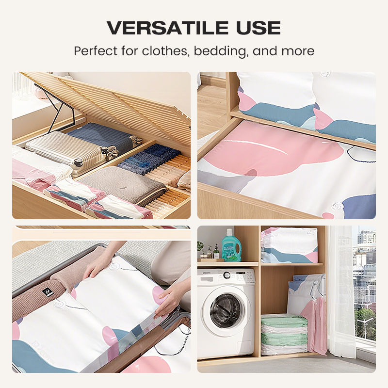 ✨ 50% OFF 🧳 No-Pump Large Vacuum Storage Bags – Save Space Keep Clothes Neatly Organized