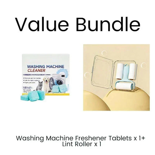 🏆 LAST DAY SPECIAL! 🔥 LIMITED TIME BUY 2 GET 1 FREE 🎁 Washing Machine Cleaner – 12 Tablets, Deep Cleans Inner Tank & Pet Hair, Removes Odours 🧼