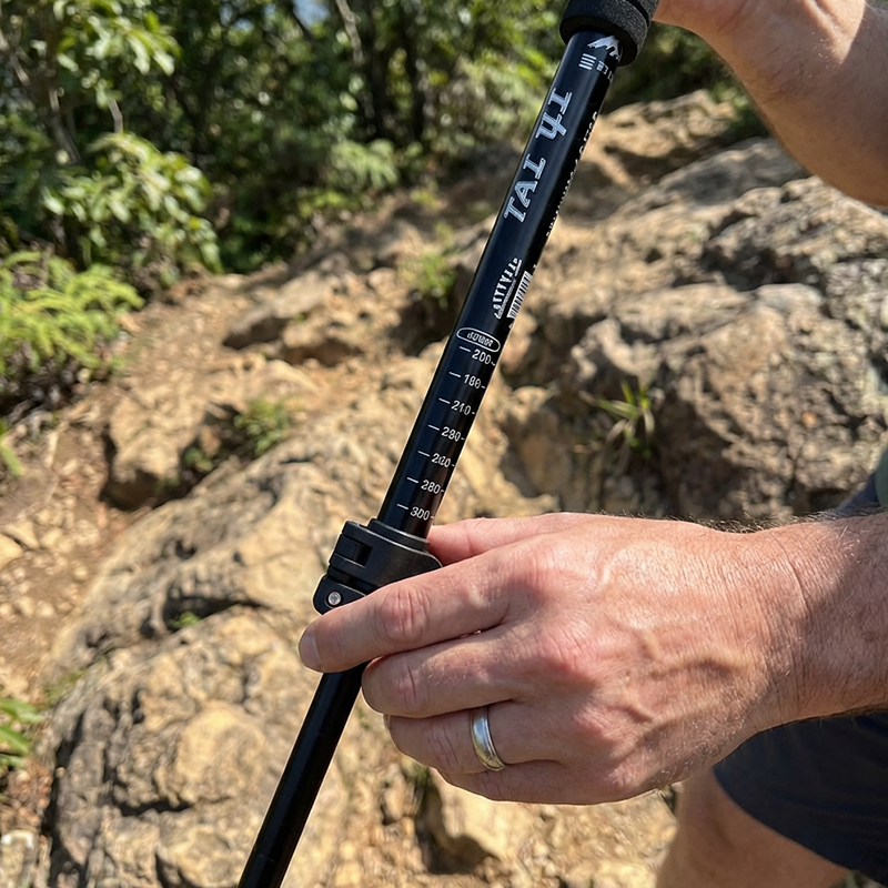 ⛰️Adjustable Aluminum Alloy Trekking Pole – Durable, Shock-Absorbing, Lightweight 🌲