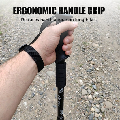 ⛰️Adjustable Aluminum Alloy Trekking Pole – Durable, Shock-Absorbing, Lightweight 🌲