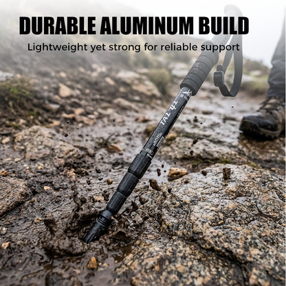 ⛰️Adjustable Aluminum Alloy Trekking Pole – Durable, Shock-Absorbing, Lightweight 🌲