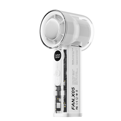 ⏳Time-Limited Special⏰Bladeless Portable Refrigeration Fan, 100+ Speed Adjustable Personal Mini Cooling Fan with Digital Display