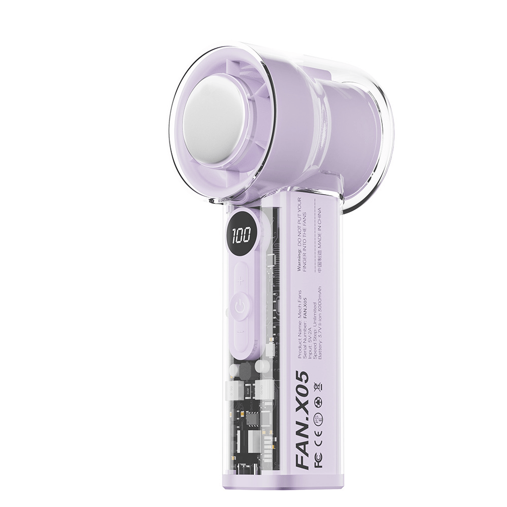 ⏳Time-Limited Special⏰Bladeless Portable Refrigeration Fan, 100+ Speed Adjustable Personal Mini Cooling Fan with Digital Display