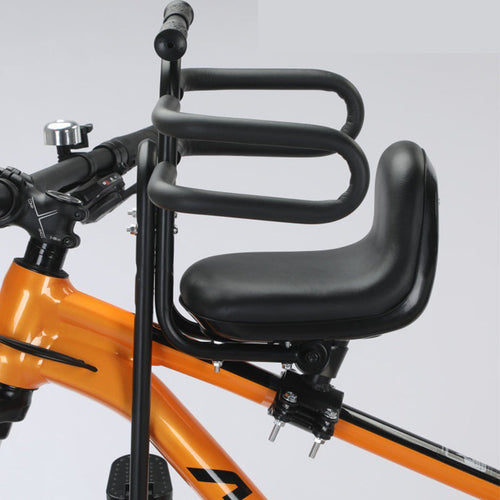 ⏳Time-Limited Special⏰Front Mounted Kids Bike Seat – Adjustable, Foldable, High-Carbon Steel Frame ✨