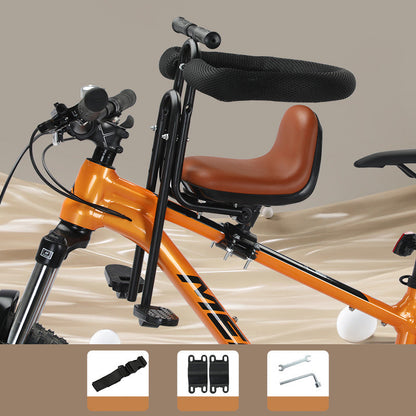 ⏳Time-Limited Special⏰Front Mounted Kids Bike Seat – Adjustable, Foldable, High-Carbon Steel Frame ✨