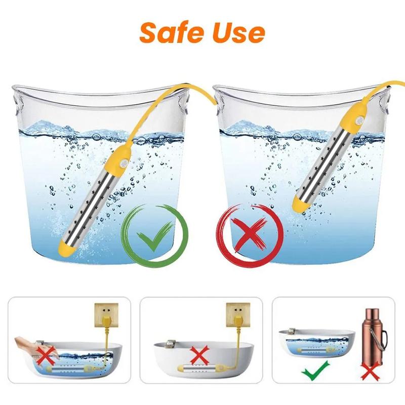 ⏳Time-Limited Special⏰Safe Anti-Scald Immersion Heater for Travel & Home – Compact & overheat protection – Perfect for heating drinks or baby food while travelling – dual voltage & fast heating 🔥