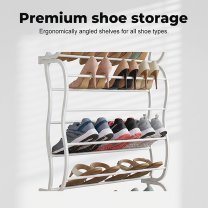 👟  Over-the-Door Shoe Rack Organizer – 24 pockets & tool-free install – Fits standard doors, holds up to 24 pairs – perfect for entryway or closet 🚪✨
