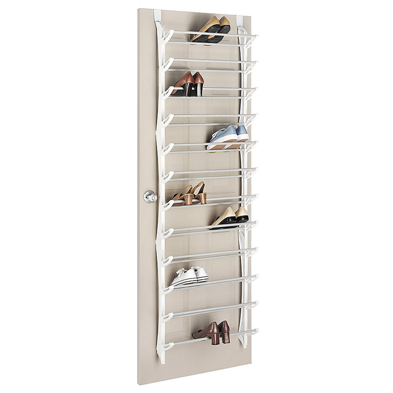 👟  Over-the-Door Shoe Rack Organizer – 24 pockets & tool-free install – Fits standard doors, holds up to 24 pairs – perfect for entryway or closet 🚪✨