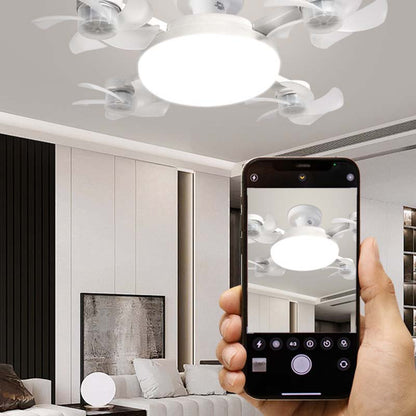 2-in-1 Socket Ceiling Fan with LED Light | No-Wiring Remote Fan 🌪️💡
