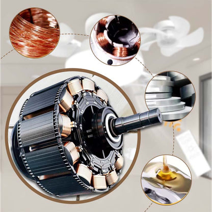 2-in-1 Socket Ceiling Fan with LED Light | No-Wiring Remote Fan 🌪️💡