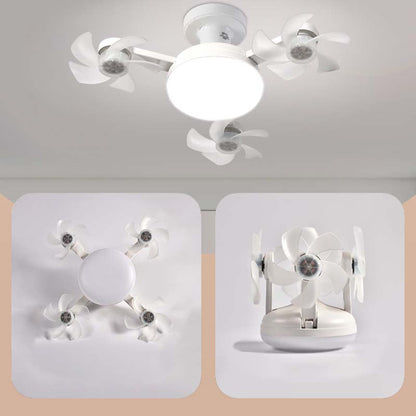 2-in-1 Socket Ceiling Fan with LED Light | No-Wiring Remote Fan 🌪️💡