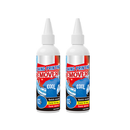 Clothing Print Remover Heat Transfer Logo and Adhesive Cleaner
