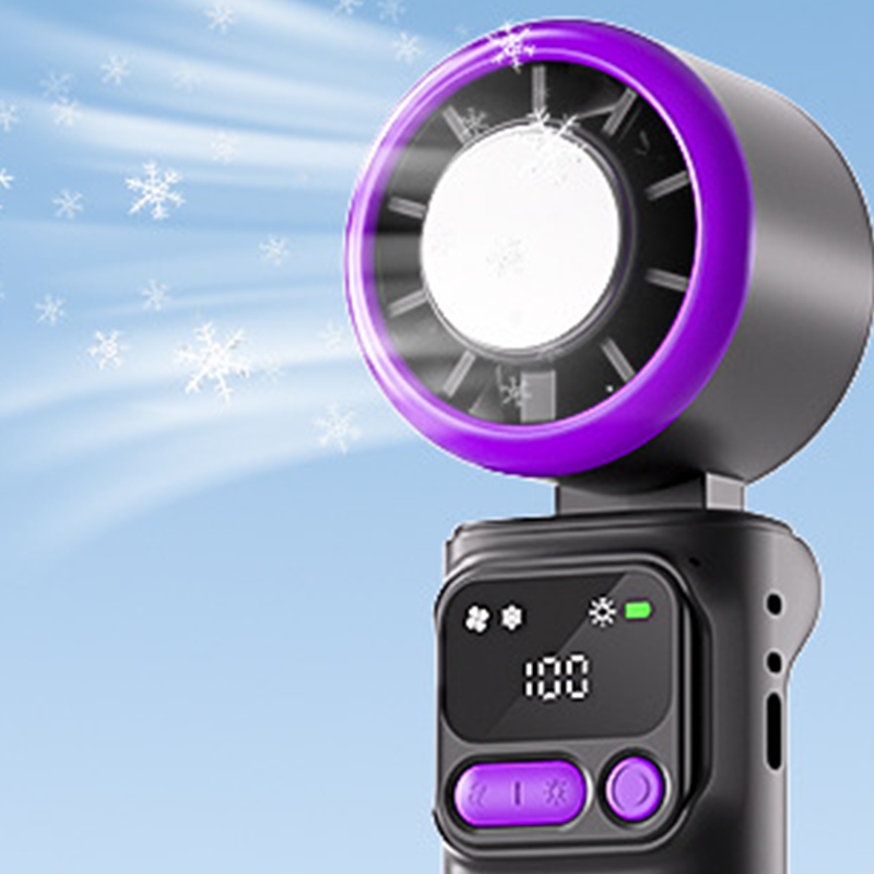 ⏳Time-Limited Special⏰Portable cooling fan with ice compression plate – evaporative cooling, 3 speed settings & rechargeable battery – perfect for hot days, the office and outdoors ✨