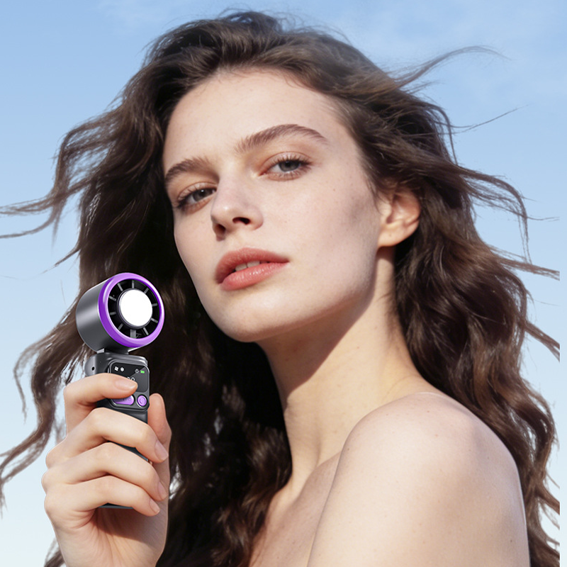 ⏳Time-Limited Special⏰Portable cooling fan with ice compression plate – evaporative cooling, 3 speed settings & rechargeable battery – perfect for hot days, the office and outdoors ✨