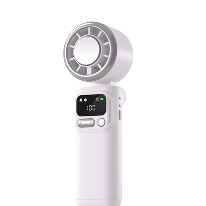 ⏳Time-Limited Special⏰Portable cooling fan with ice compression plate – evaporative cooling, 3 speed settings & rechargeable battery – perfect for hot days, the office and outdoors ✨