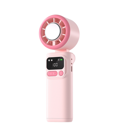 ⏳Time-Limited Special⏰Portable cooling fan with ice compression plate – evaporative cooling, 3 speed settings & rechargeable battery – perfect for hot days, the office and outdoors ✨