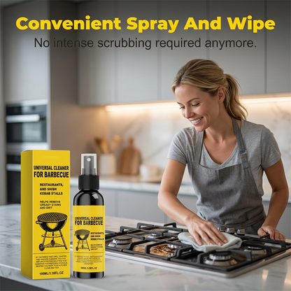 🔥Buy 3 Get 2 Free🧽 Heavy-duty BBQ Cleaner – dissolves carbon, grease, and baked-on grime!