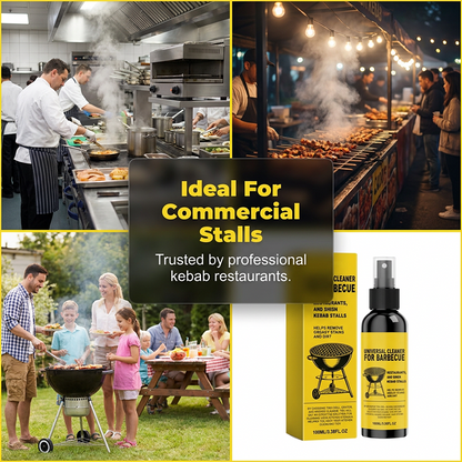 🔥Buy 3 Get 2 Free🧽 Heavy-duty BBQ Cleaner – dissolves carbon, grease, and baked-on grime!