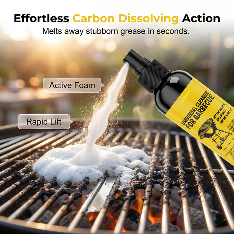 🔥Buy 3 Get 2 Free🧽 Heavy-duty BBQ Cleaner – dissolves carbon, grease, and baked-on grime!